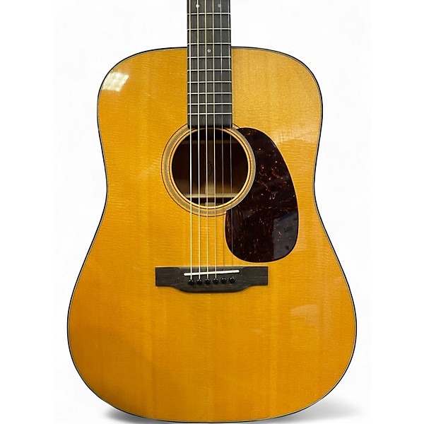 Used 2023 Martin D18 Standard Dreadnought Natural Acoustic Guitar