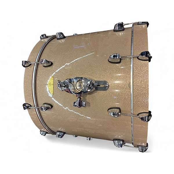 Used SPL 4 Piece Velocity Gold Sequin Drum Kit