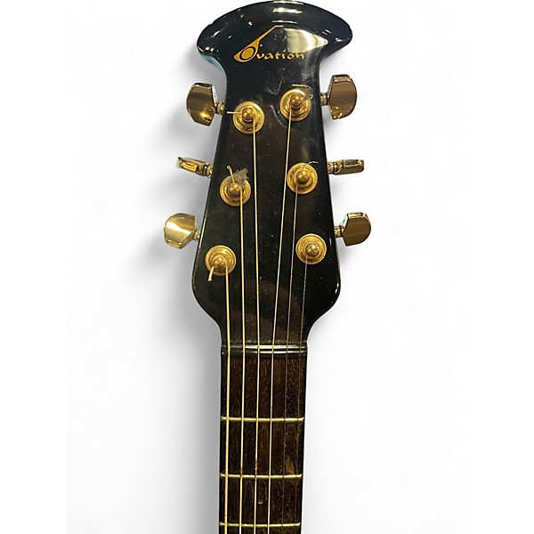 Used Ovation CC48 Celebrity Deluxe Trans Brown Acoustic Electric Guitar