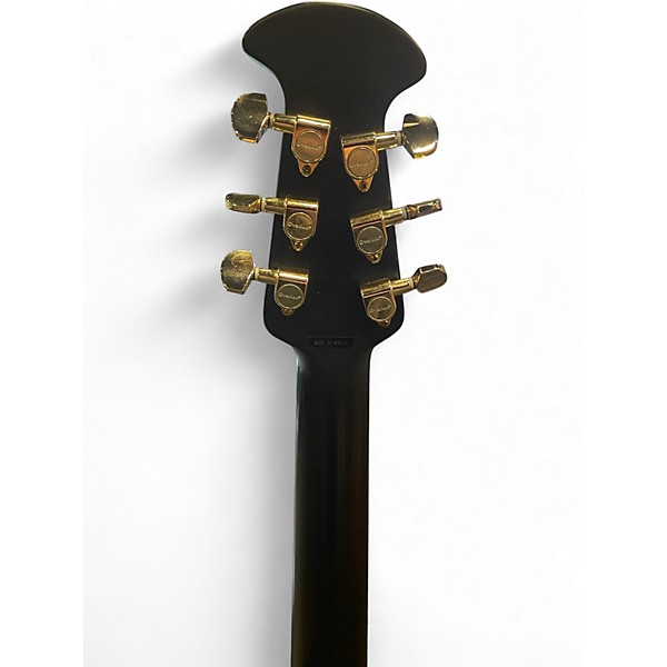 Used Ovation CC48 Celebrity Deluxe Trans Brown Acoustic Electric Guitar