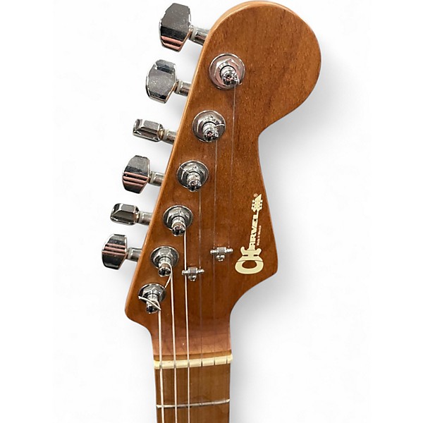 Used Charvel PRO MOD DK24 HSS SATIN SHELL PINK Solid Body Electric Guitar