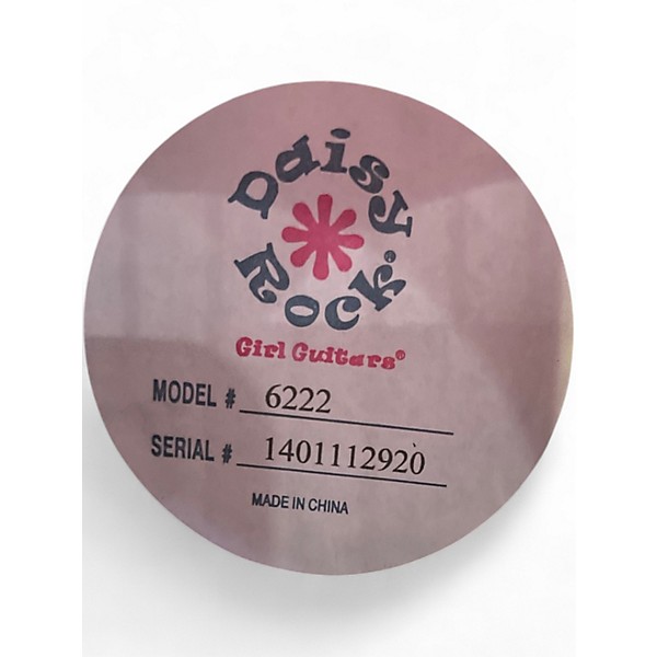 Used Daisy Rock Pixie Concert 6222 Candy Red Burst Acoustic Electric Guitar