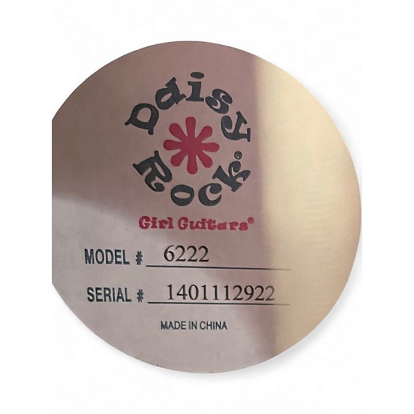 Used Daisy Rock Pixie Concert 6222 Candy Red Burst Acoustic Electric Guitar