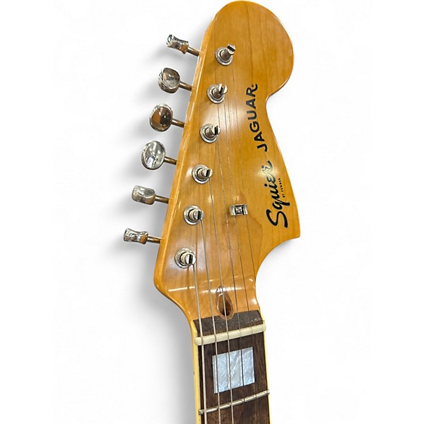 Used Squier Classic Vibe Jaguar Blue Solid Body Electric Guitar