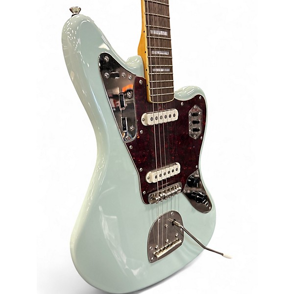 Used Squier Classic Vibe Jaguar Blue Solid Body Electric Guitar
