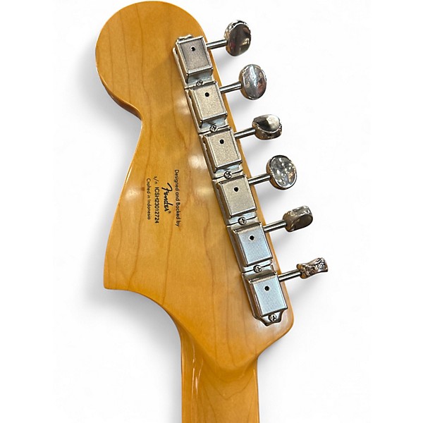 Used Squier Classic Vibe Jaguar Blue Solid Body Electric Guitar