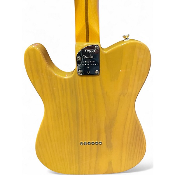 Used Fender American Professional II Telecaster Butterscotch Solid Body Electric Guitar
