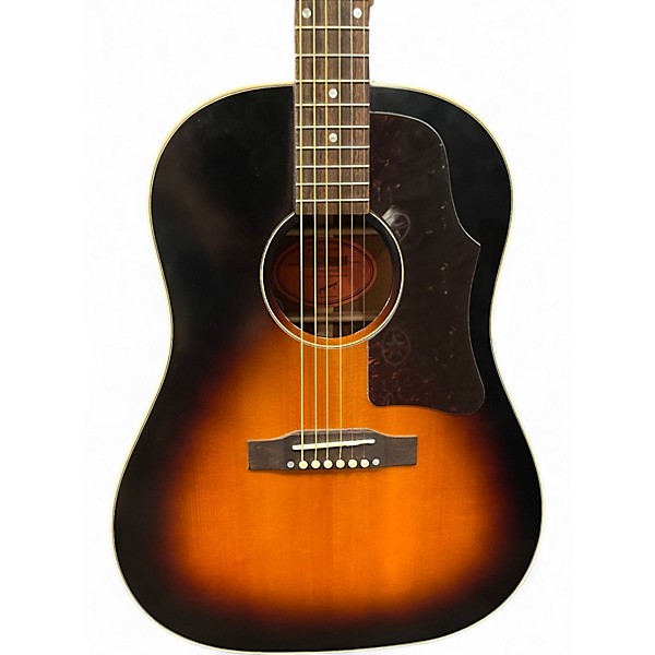 Used Epiphone inspired by gibson j45 sunburst Acoustic Electric Guitar