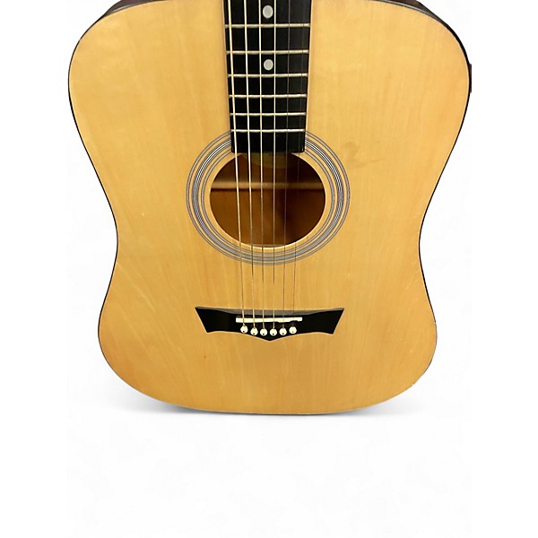 Used Peavey DW-1 Natural Acoustic Guitar