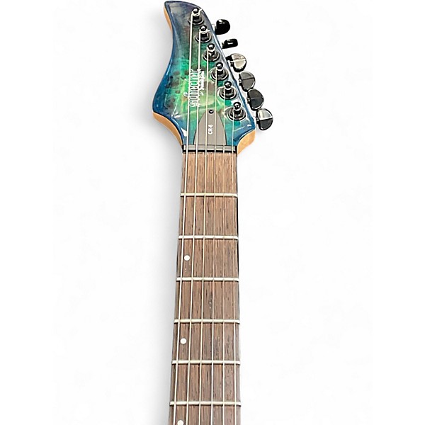 Used Schecter Guitar Research CR-6 Green Solid Body Electric Guitar