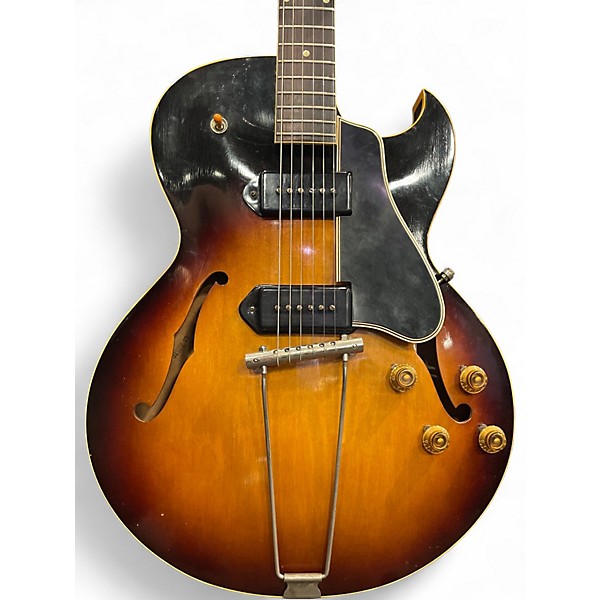 Used Gibson ES225TD 2 Color Sunburst Acoustic Electric Guitar