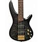 Used Ibanez SR300EDX 1P02 Trans Charcoal Electric Bass Guitar