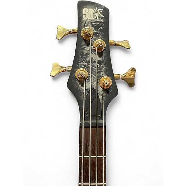 Used Ibanez SR300EDX 1P02 Trans Charcoal Electric Bass Guitar