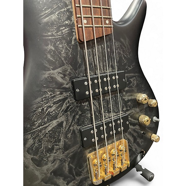 Used Ibanez SR300EDX 1P02 Trans Charcoal Electric Bass Guitar