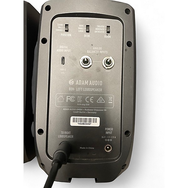 Used ADAM Audio D3V Powered Monitor