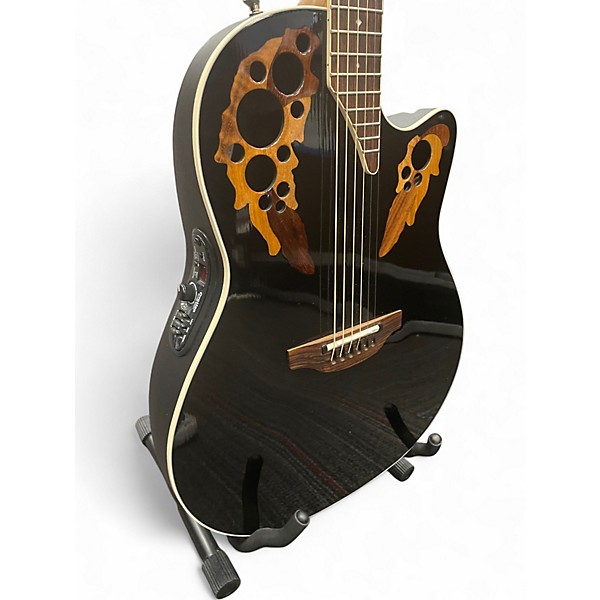 Used Ovation STANDARD ELITE LX Black Acoustic Electric Guitar