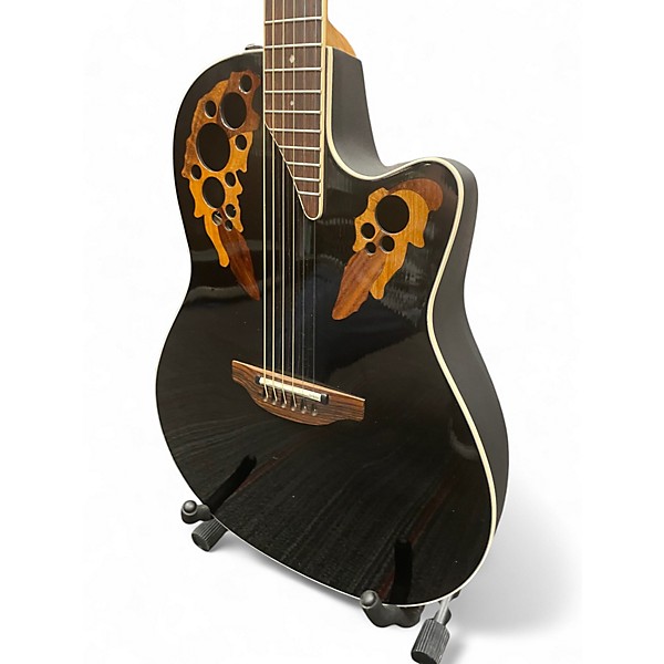 Used Ovation STANDARD ELITE LX Black Acoustic Electric Guitar