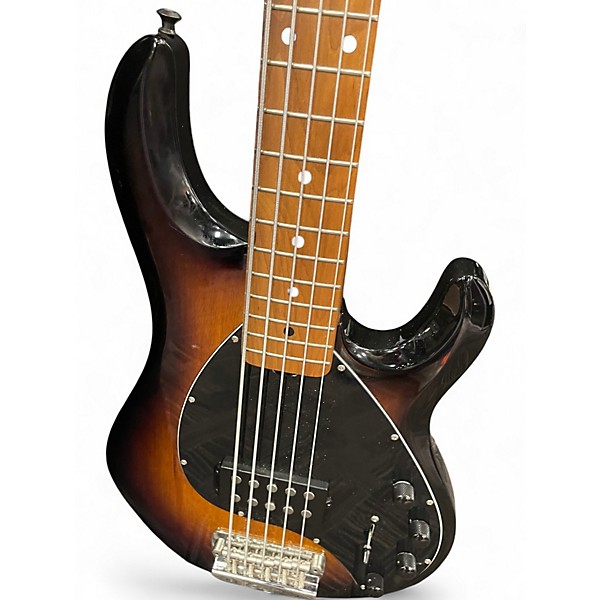 Used Sterling by Music Man Ray35 5 String Vintage Sunburst Electric Bass Guitar