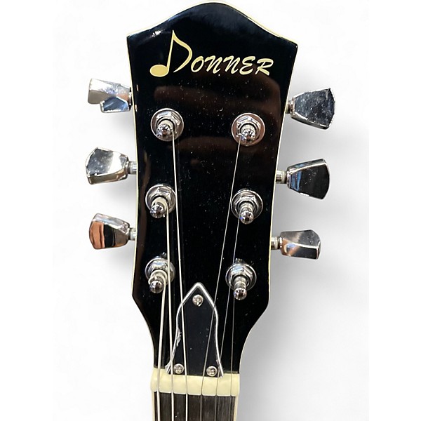 Used Donner DST-100 BLACK Solid Body Electric Guitar