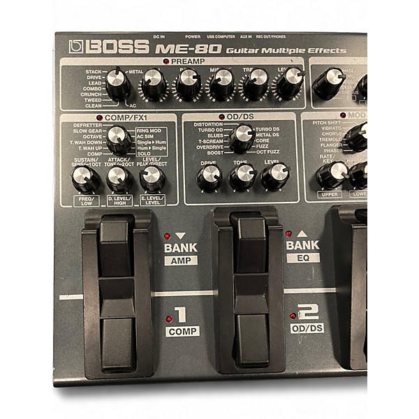 Used BOSS ME80 Guitar Multi Effect Processor