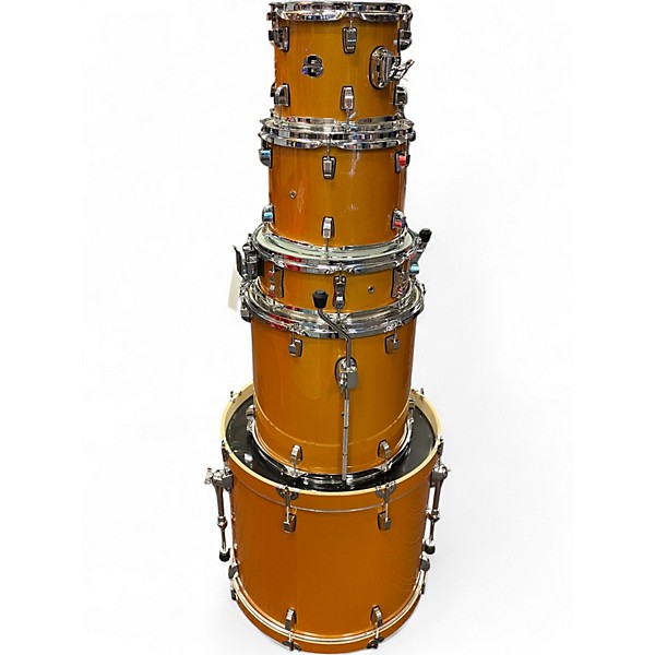 Used Ludwig 5 Piece Element champagne sparkle Drum Kit