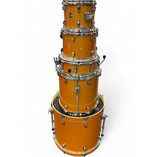 Used Ludwig 5 Piece Element champagne sparkle Drum Kit