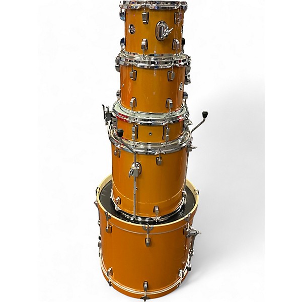 Used Ludwig 5 Piece Element champagne sparkle Drum Kit