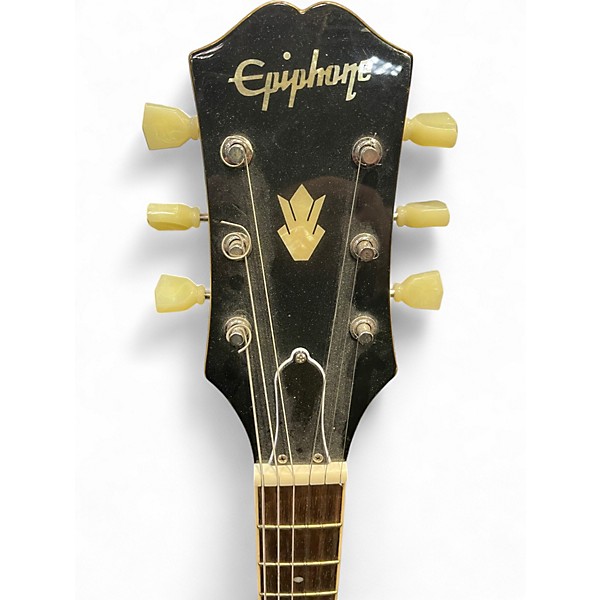 Used Epiphone ES335 Yellow Hollow Body Electric Guitar