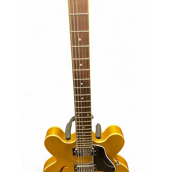 Used Epiphone ES335 Yellow Hollow Body Electric Guitar