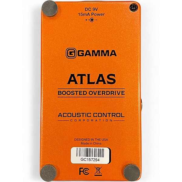 Used GAMMA Atlas Boosted Overdrive Effect Pedal