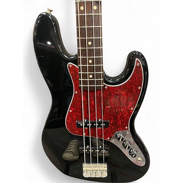 Used Fender MIM JAZZ BASS Black Electric Bass Guitar