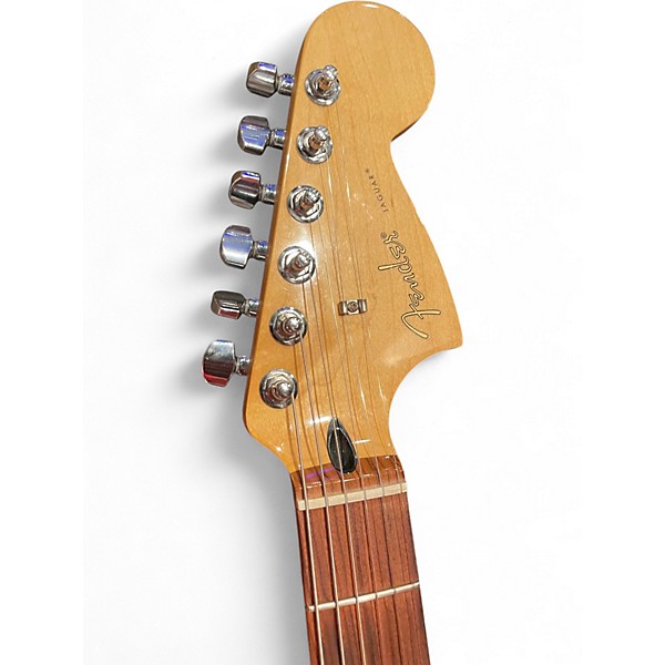 Used Fender Blacktop Jaguar Daphne Blue Solid Body Electric Guitar