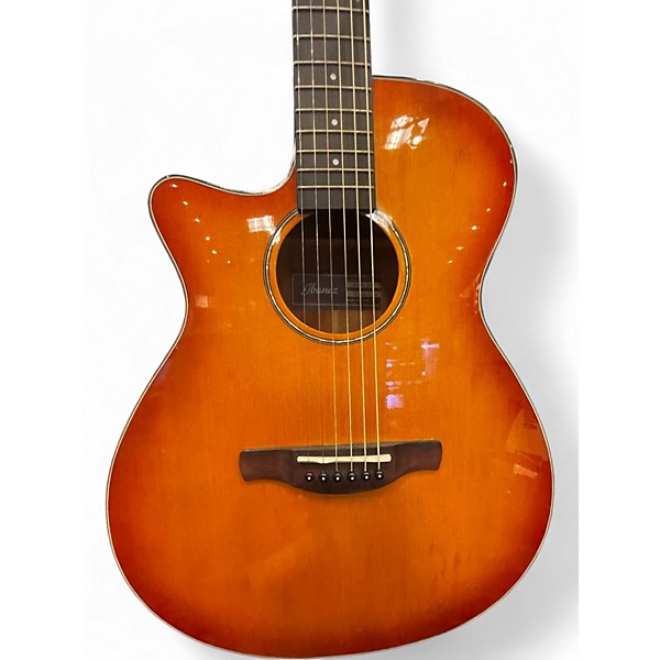 Used Ibanez AEG58L Cherry Sunburst Acoustic Electric Guitar