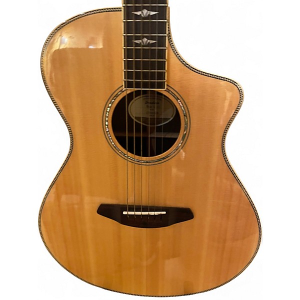 Used Breedlove Stage Concert Natural Acoustic Electric Guitar