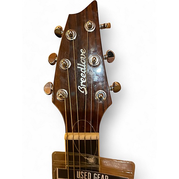 Used Breedlove Stage Concert Natural Acoustic Electric Guitar