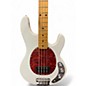 Used Sterling by Music Man Stingray 24CA white Electric Bass Guitar
