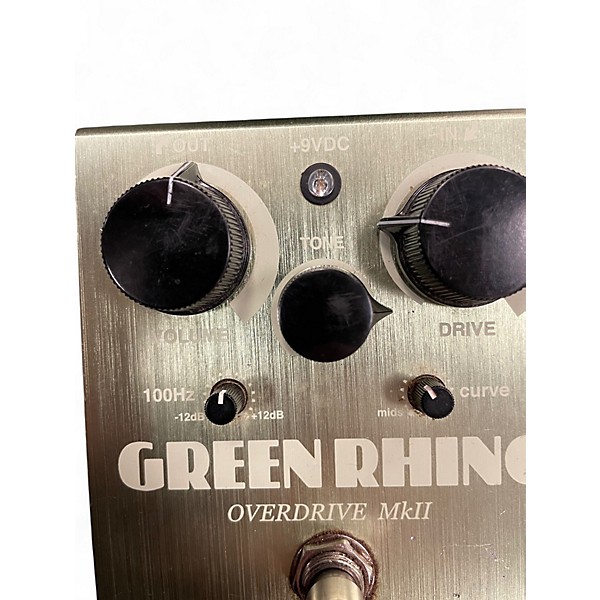 Used Way Huge Electronics WHE202 Green Rhino Overdrive Effect Pedal