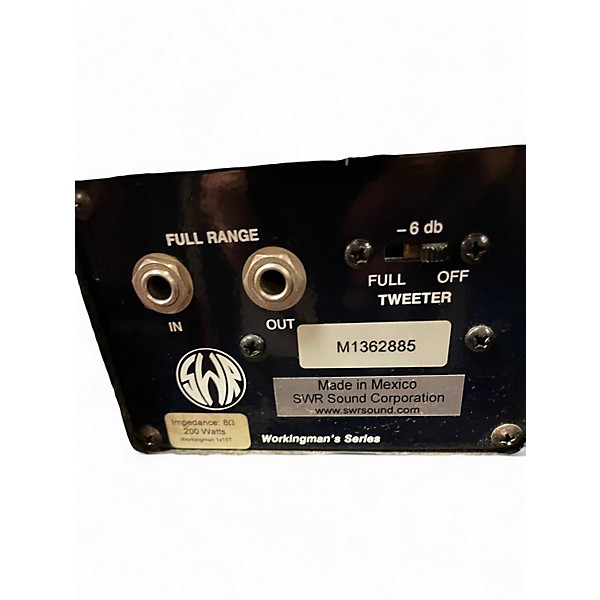 Used SWR Workingman's 1x15T Bass Cabinet