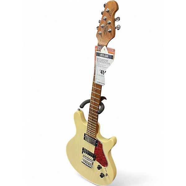 Used Sterling by Music Man VALENTINE Yellow Solid Body Electric Guitar