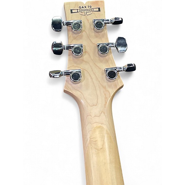 Used Ibanez GAX 70 Silver Sparkle Solid Body Electric Guitar