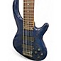 Used Dean EDGE Q6 BLUE Electric Bass Guitar