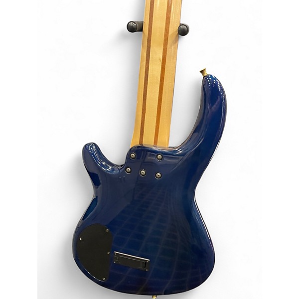 Used Dean EDGE Q6 BLUE Electric Bass Guitar