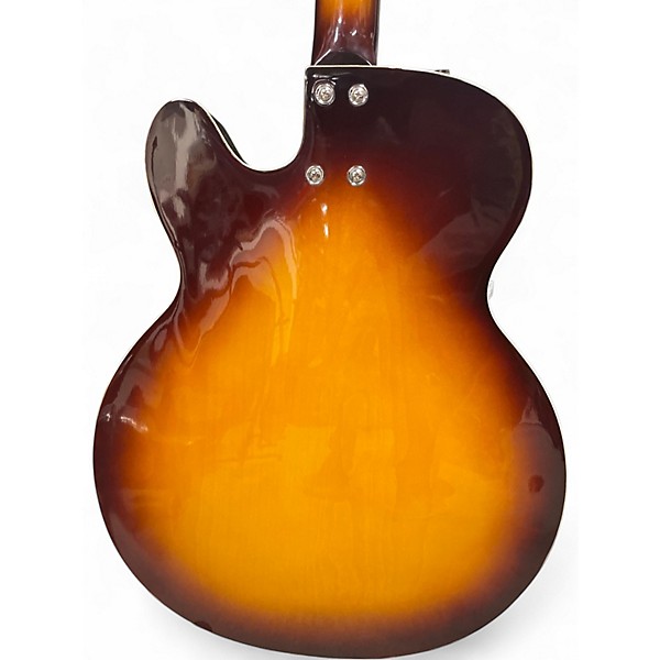 Used Airline H-59 Honey Burst Hollow Body Electric Guitar
