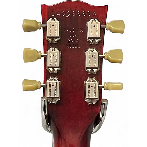 Used 2014 Gibson Les Paul Studio 120th anniversary Burgundy Solid Body Electric Guitar