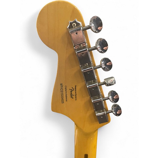 Used Squier Vintage Modified Jazzmaster 3 Tone Sunburst Solid Body Electric Guitar