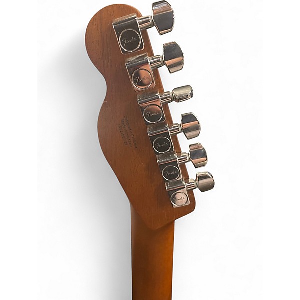 Used Fender ACOUSTASONIC STANDARD TELECASTER Black Acoustic Electric Guitar