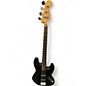 Used Fender Standard Fretless Jazz Bass Black Electric Bass Guitar thumbnail