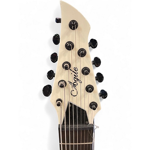 Used Agile Septor 930 white Solid Body Electric Guitar