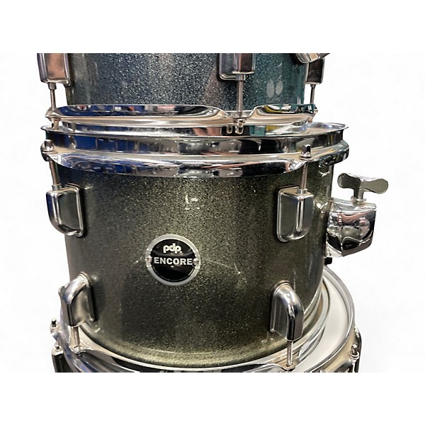 Used 2020s PDP by DW 5 Piece Encore Metallic Blue Drum Kit
