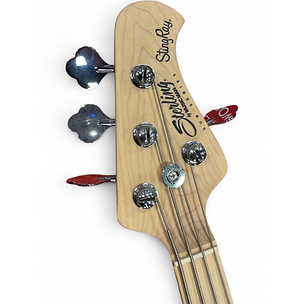 Used Sterling by Music Man Ray4 Seafoam Green Electric Bass Guitar